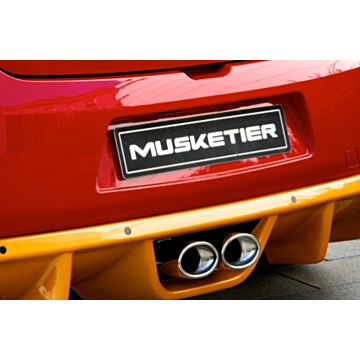 Musketier Citroën DS3 centraal uitlaatsysteem 2x114x86 mm