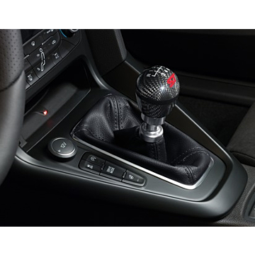 Ford Focus (09/2014 - 03/2018) ST Performance gear shift knob 6-speed in carbon with red ST logo
