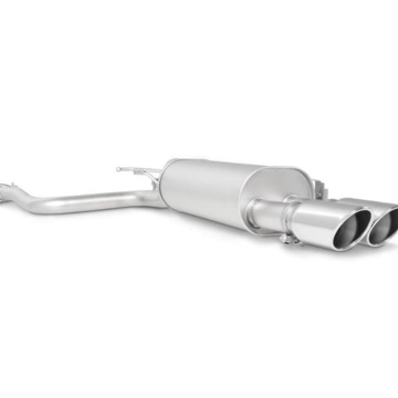 Ford Fiesta (11/2012 - 06/2017) Remus sport exhaust system stainless steel, with chrome tailpipes