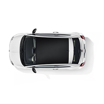 Fiat 500 wrapped roof micro carbon black