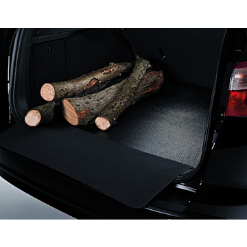Ford Focus 2011 - 2018 estate floor mats for luggage compartment black, with Focus logo
