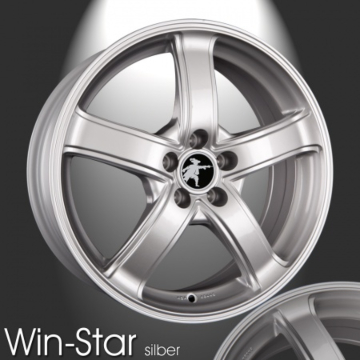 Musketier Citroën C4 Aircross lichtmetalen velg Win-Star 8x18 zilver