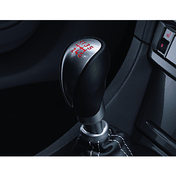 Ford Fiesta (09/2008 - 10/2012) / Focus (01/2008 - 12/2010) gear shift knob with red illuminated shift pattern