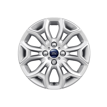 Ford EcoSport (10/2013 - 2023) alloy wheel 16" 6 x 2-spoke design, Sparkle silver