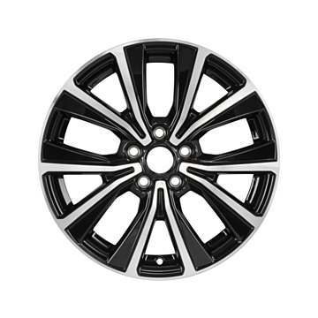 Ford Puma (10/2019 - ..) except ST and ST X alloy wheel 17" 5 x 2-spoke design, Magnetic polished