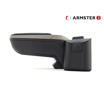 Armrest Dacia Logan / Sandero 2017 - .. Armster 2 black/grey (+ 12V cable)
