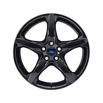 Ford C-MAX (11/2010 - 09/2018) / Focus (01/2011 - 03/2018) alloy wheel 18" 5-spoke design, black