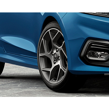 Ford FIESTA ALLOY WHEEL 17" 5 X 2-SPOKE Y DESIGN, FLASH GREY