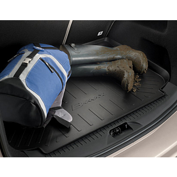 Ford B-MAX 2012 - 2018 luggage compartment anti-slip mat black, with B-MAX logo