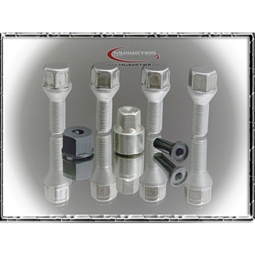 Musketier Peugeot 108 wheel locking bolts M12x1,5x28 mm