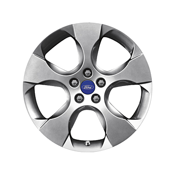 Ford Galaxy / S-MAX (04/2006 - 04/2015) alloy wheel 18" 5-spoke design, Mystique silver