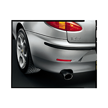 Alfa Romeo 147 exhaust trim round stainless steel for 1.6 petrol and 1.9 JTD