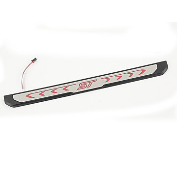 Ford Fiesta (09/2008 - 06/2017) ST entry list left stainless steel 3-door with lighting