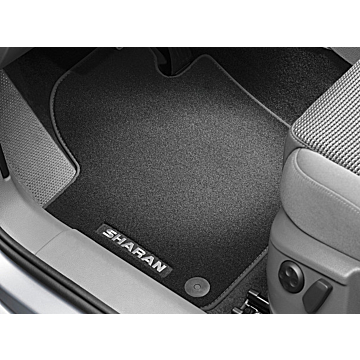 Volkswagen Sharan 2010 - .. floor mats velor, front and rear