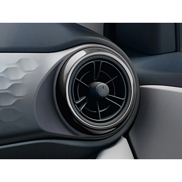 Hyundai i10 (12/2019 - 04/2023) air vent trims glossy black