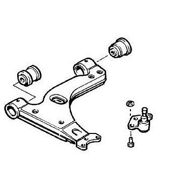 Opel Astra G / Zafira A draagarm links