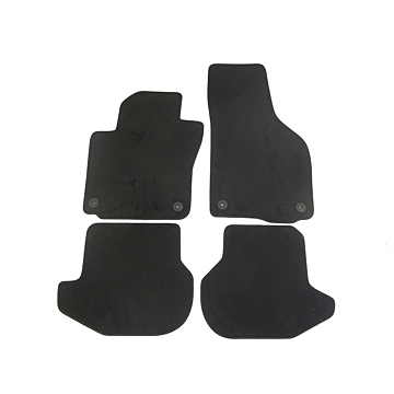 Volkswagen EOS (2006 - 2013) floor mats Premium front antracite with met push button fixing