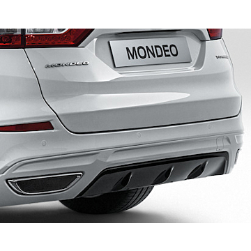 Ford Mondeo 09/2014 - .. rear bumper skid plate black