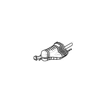 Opel Zafira A / Zafira B 1.6 LPG exhaust