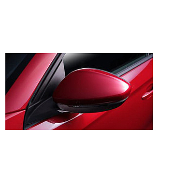 Opel Corsa F mirror caps red