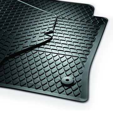 Volkswagen Caddy 2004 - 2015 all-weather floor mats, front (switch-fastening)