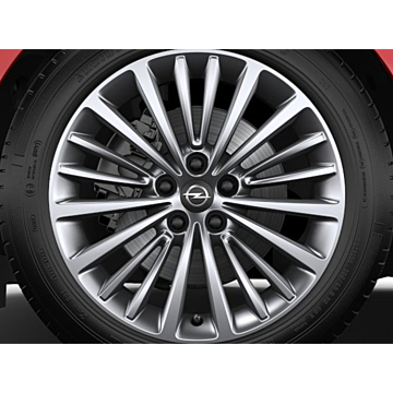 Opel Astra K wheel 17" Dark Grey