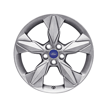 Ford alloy wheel 18" 5-spoke design, Mystique Silver