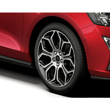 Ford Focus (04/2018 - ..) alloy wheel 18" 7 X 2-spoke design, silver Premium