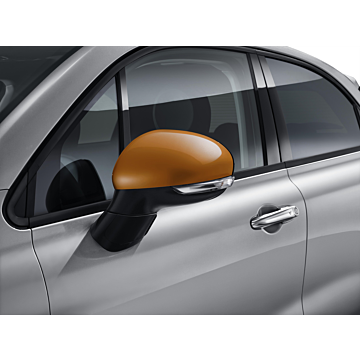 Fiat 500X mirror caps orange