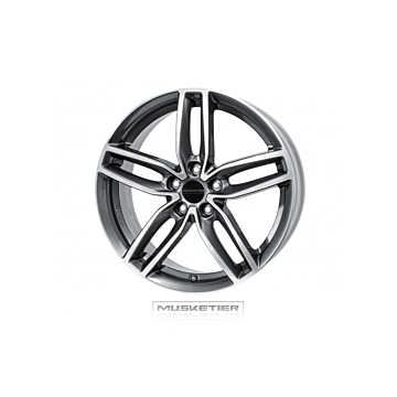 Musketier Citroën Jumpy / Peugeot Expert / Opel Vivaro 2016 - .. alloy wheel Spark 8x18 Gun Metal polished