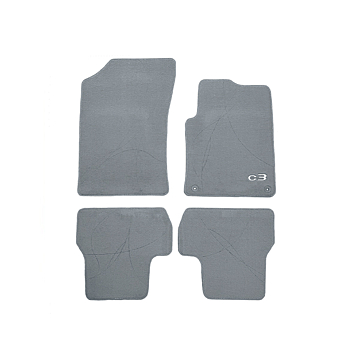 Citroën C3 (2016 - 2024) floor mats velvet RHD