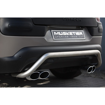 Musketier Citroën C4 Cactus bullbar rear Ø48 mm, stainless steel titanium-look
