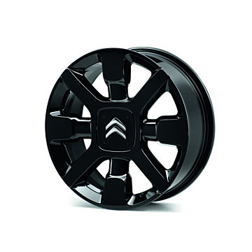 Citroën lichtmetalen velgen set 17" Cross Noir 4-gaats