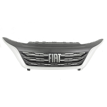 Fiat Ducato (2021 - ..) grille met zilverkleurige rand