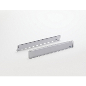Ford Fusion 2002 - 2012 ClimAir, wind deflector for rear door windows, light grey
