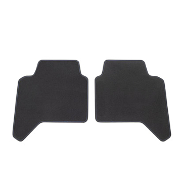 Ford Ranger (02/2019 - 11/2022) floor mats, premium velour rear, black