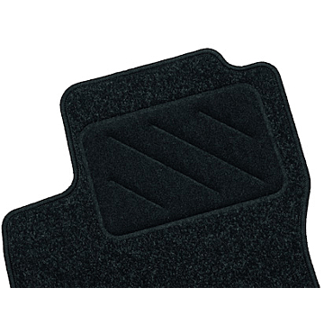 Ford Ka 09/2013 - 2016 floor mats, standard front- and rear, black