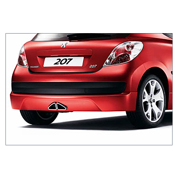 Peugeot 207 exhaust finisher "Cristal"