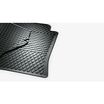 Volkswagen Beetle 2006 - 2011 floor mats rubber rear, 2-pieces with button fastening
