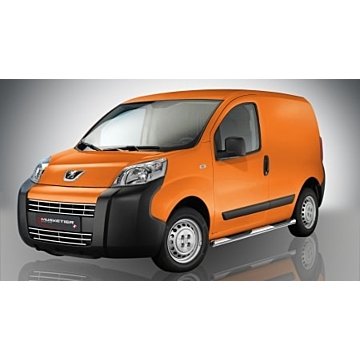 Musketier Peugeot Bipper side bars Ø60mm, rvs verchroomd