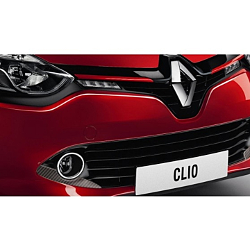Renault Clio (2012 - 2019) fog light trim carbon-look
