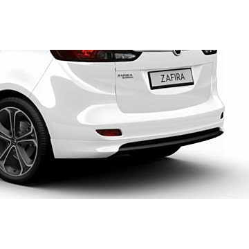 Opel Zafira Tourer OPC-line rear bumper spoiler with double round exhaust pipes