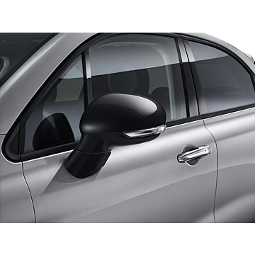 Fiat 500X mirror caps black