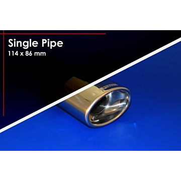 Musketier Peugeot 308 (2013 - ..) sport exhaust left/right, 1x114x86 mm duplex