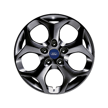 Ford alloy wheel 16" 5-spoke Y design, Panther Black