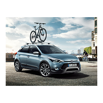 Hyundai i20 Active (2016 - .. ) door mirror caps, chrome optic