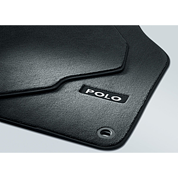 Volkswagen Polo 2005 - 2009 floor mats velor, front and rear