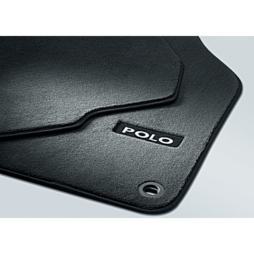 Volkswagen Polo 2005 - 2009 floor mats velor, front and rear