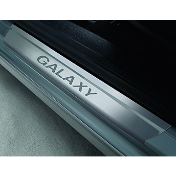 Ford Galaxy 04/2006 - 12/2014 scuff plates front, with Galaxy logo