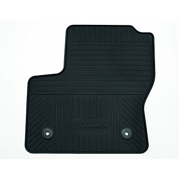 Ford C-MAX 12/2014 - .. rubber floor mats front, black